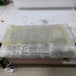 Büyük Boy Ahşap Montessori Boyalı Mutfak - Gri, 80x100 - 6mm