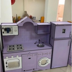 Yeni Tasarım Ahşap Mutfak 120x100x40